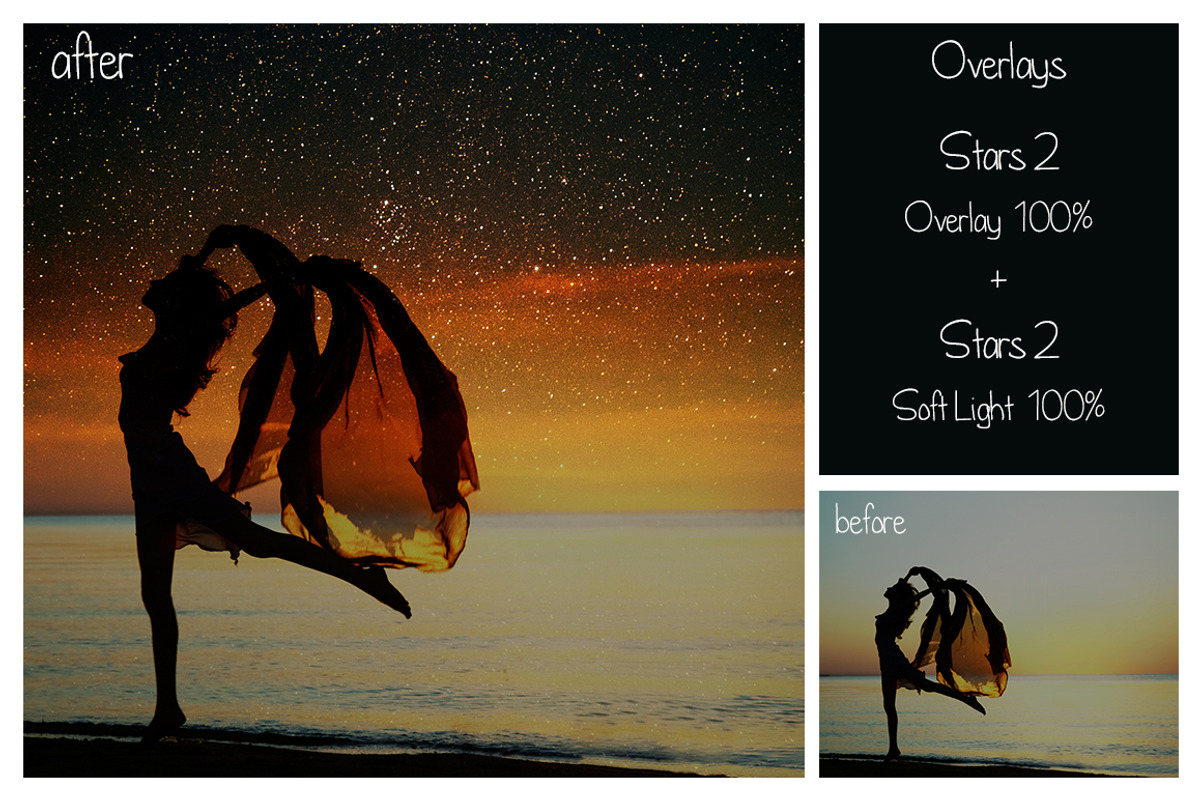 50 Night Sky Overlays, a Texture Graphic by LovePhotoMoment (Photo 5 of 16)