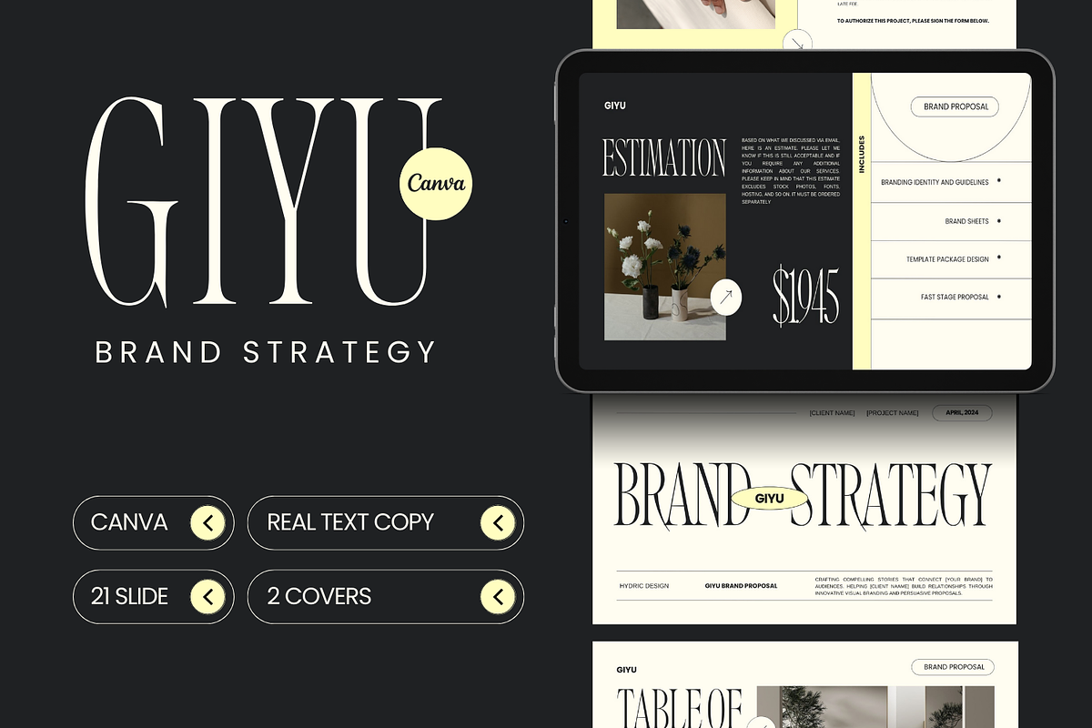 GIYU | Brand Strategy, a Templates & Theme by Hydric Design (Photo 1 of 4)
