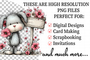 Watercolor Spring Bunny Clipart, an Illustration by Daily.Designs (Thumbnail 2 of 7)