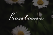 Kesalemon - Font, a Handwritten Font by artchiles_design (Thumbnail 1 of 5)