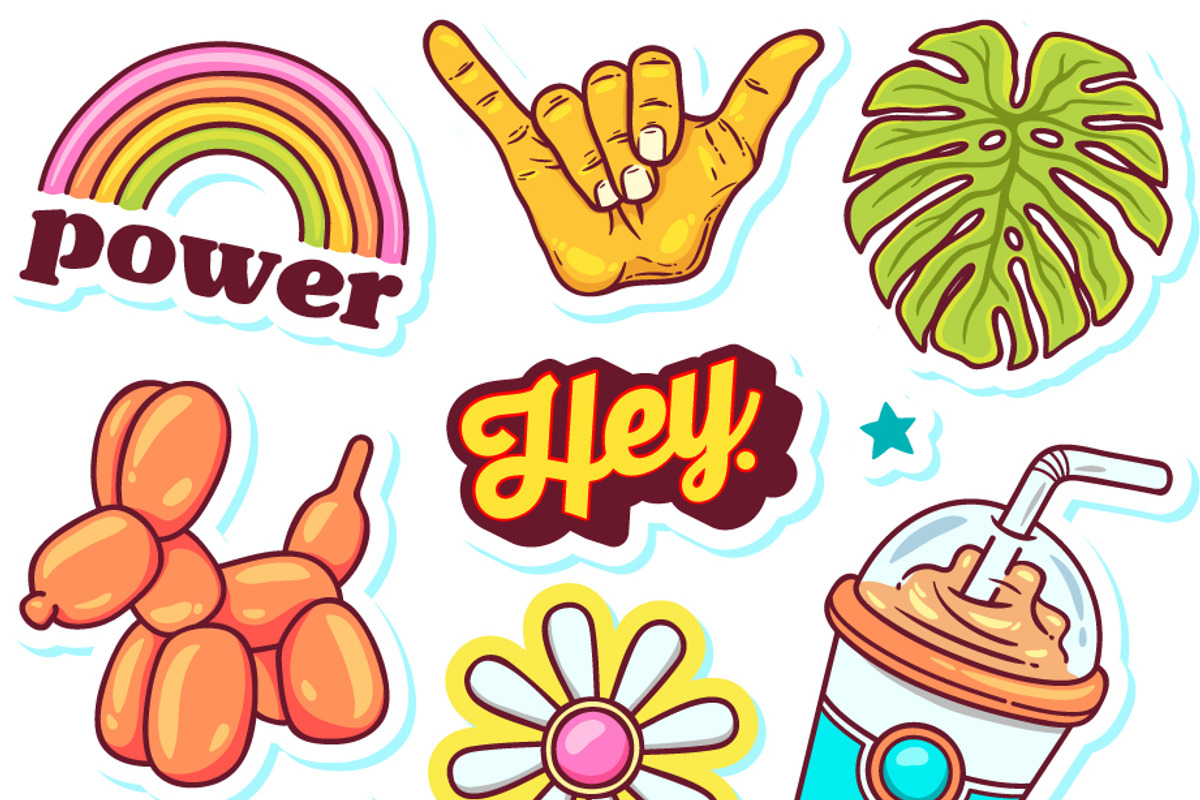 70 Design Cricut Stickers Bundle, an Illustration by Daily Studio (Photo 5 of 7)