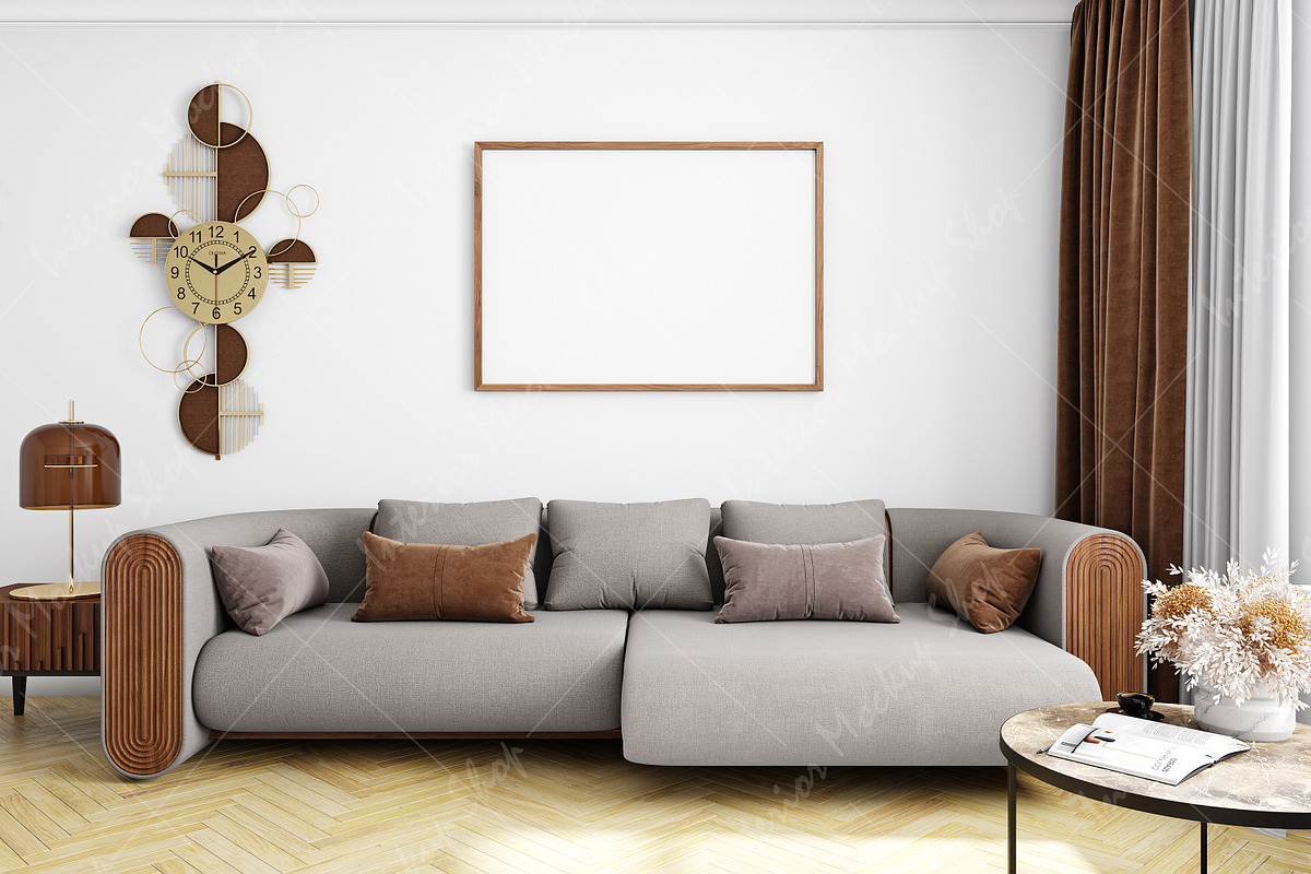 Frame Mockup Living Room - 1180, a Print Template by Mockup Shop (Photo 2 of 3)