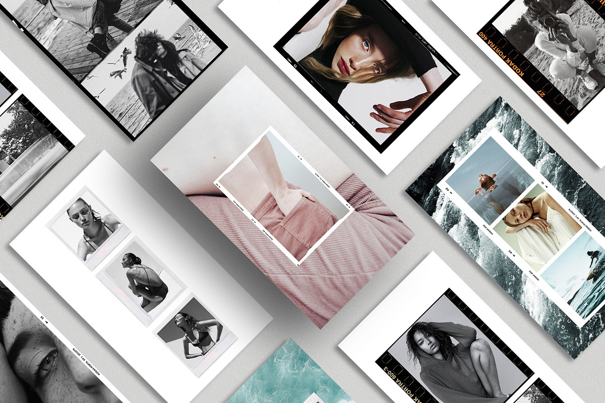 100 Film Frames & Instant Templates, a Social Media Template by The Muza (Photo 4 of 15)