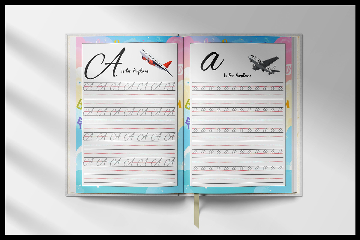 Cursive Handwriting for Kids, a Print Template by Designmela01 (Photo 2 of 7)
