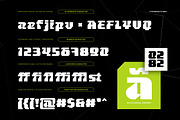 Vanker - Modern Futuristic Scifi, a Sans Serif Font by Typia Nesia (Thumbnail 3 of 12)
