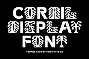 Corail Display Font - Tropics Font, a Sans Serif Font by Prioritype Co (Thumbnail 1 of 11)