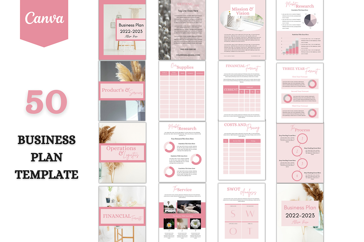 business plan template, a Presentation Template by Millennials Marketing (Photo 1 of 10)