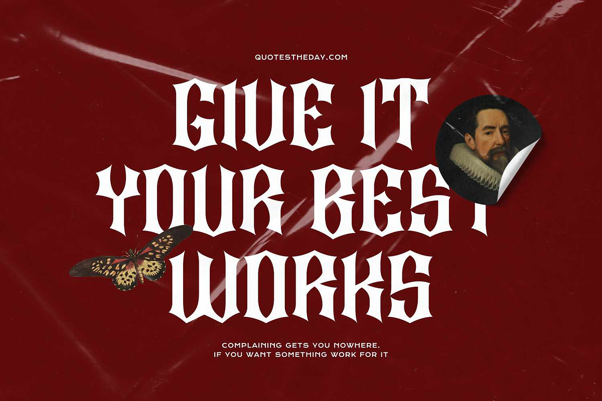 Bosieh - Modern Blackletter, a Blackletter Font by Imoodev (Photo 2 of 5)