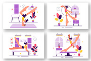 10 Rhythmic Gymnastics Illustration, a Sport Illustration by denayunebgt (Thumbnail 3 of 4)