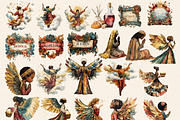 SURREAL EASTER BIBLICAL CLIPART PACK, a Person Illustration by Daring Digies (Thumbnail 8 of 10)