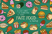 Fast Food Clipart, a Food Illustration by Palau (Thumbnail 1 of 10)
