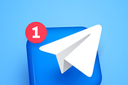 Messenger App Icon With Paper Plane, a Solid Icon by Black White Mouse Design (Thumbnail 2 of 2)