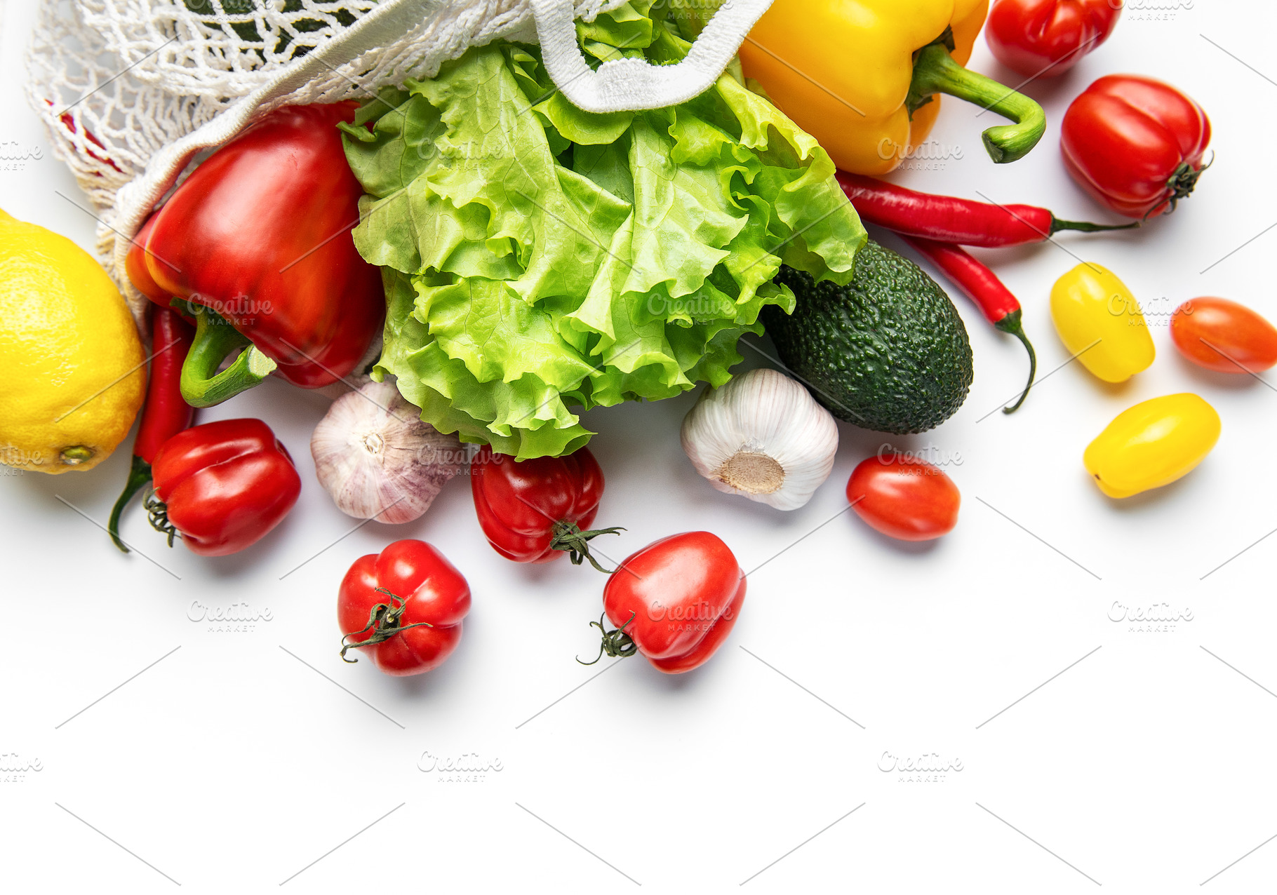 Fresh organic vegetables for a healthy picking from market, a Food & Drink Photo by Olena Rudo