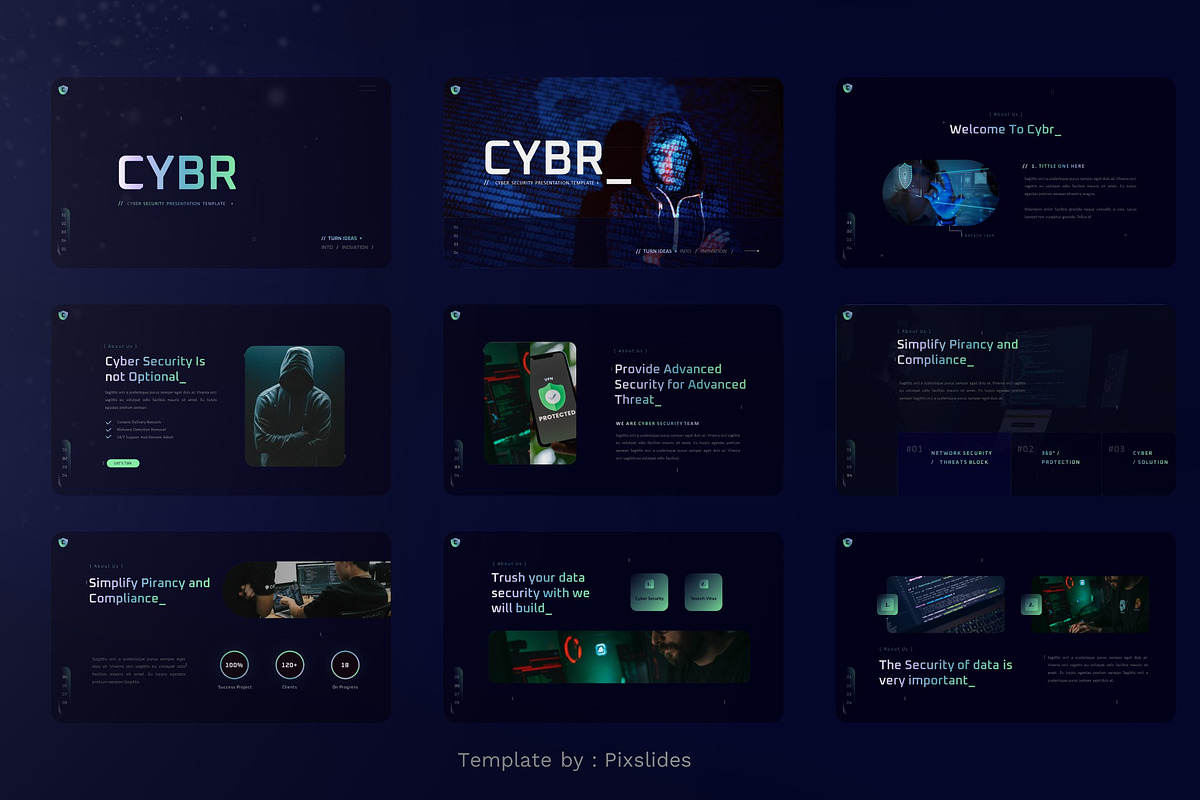 Cyber Security PowerPoint, a Presentation Template by Pixslides (Photo 2 of 5)