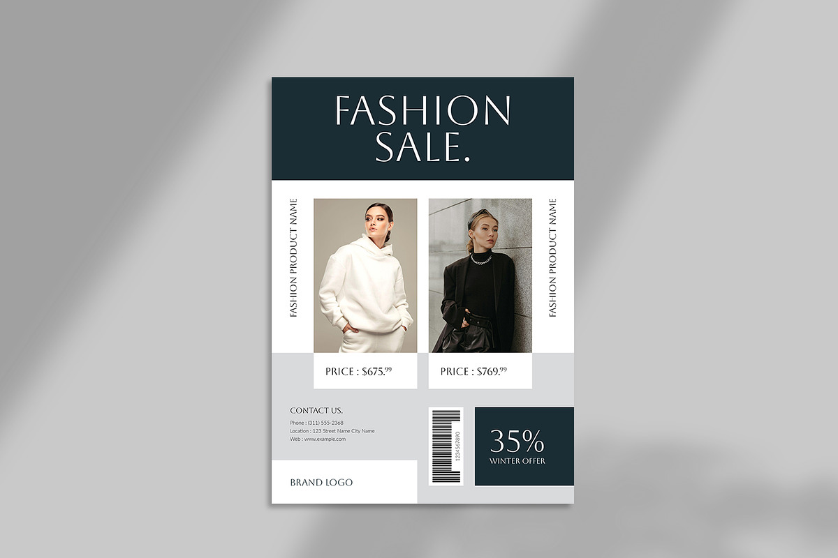 Fashion Catalog Flyer Template preview 6