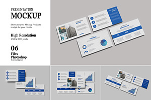 Presentation Mockup, an Advertising Mockup by AndikaGraphic