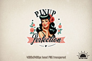 Retro Pin-Up Sublimation Bundle, an Object Graphic by GlitterCraft (Thumbnail 2 of 20)