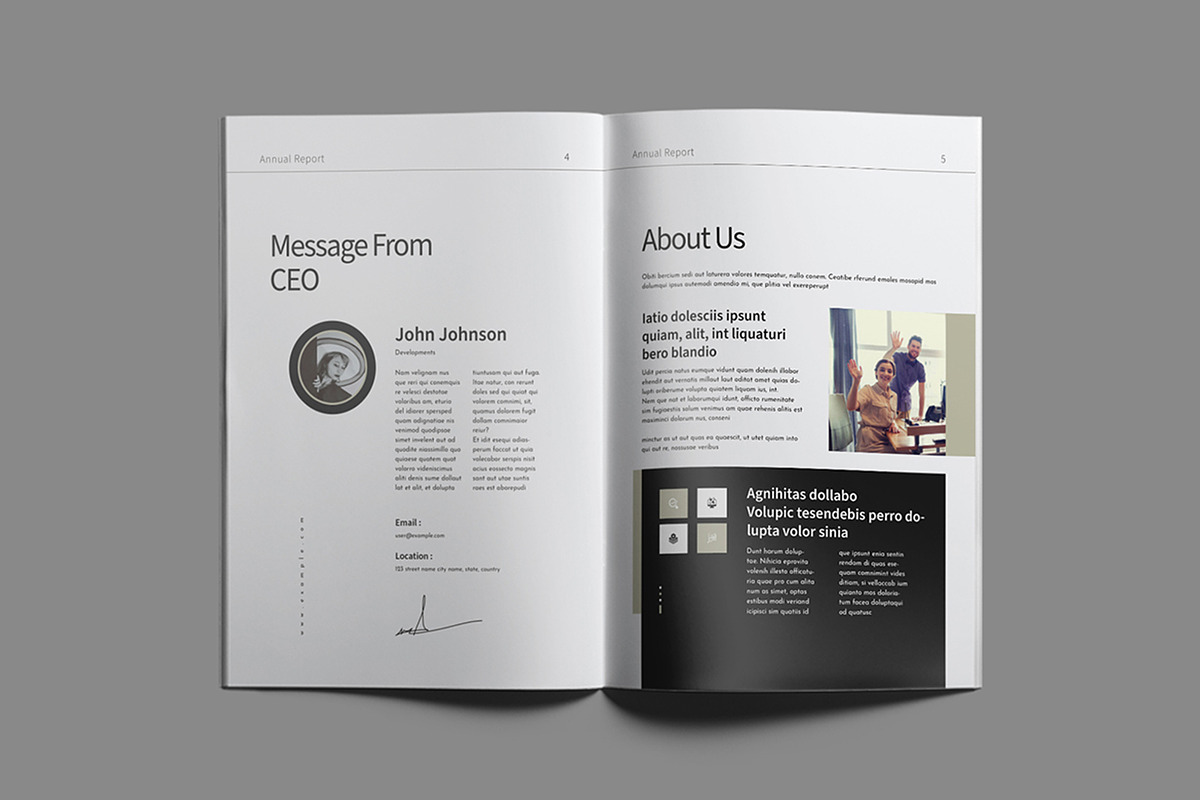 Annual Report Template preview 4