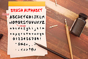 Bold Brush Handlettered Alphabet Set, a Brush Add-On by Violet LeBeaux (Thumbnail 1 of 5)