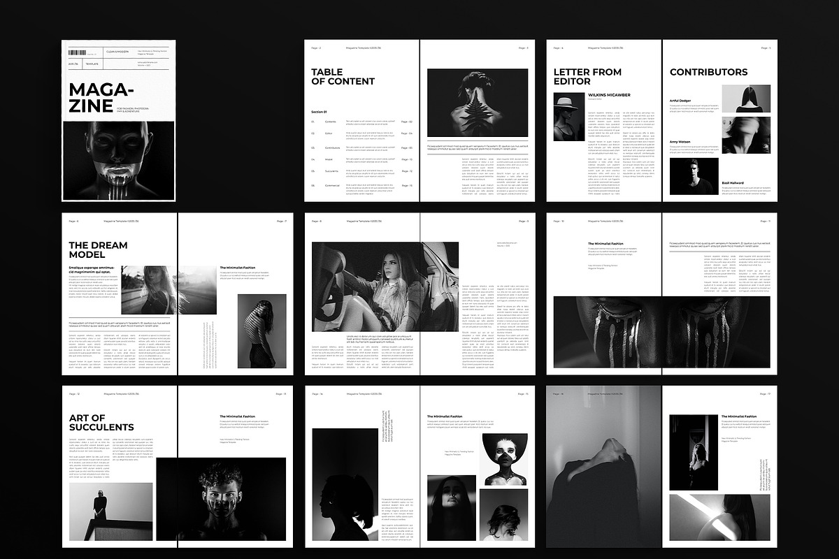 Magazine Template, a Magazine Template by DesignCrest (Photo 12 of 13)