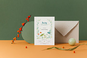 2 Canva Baby Shower Invitation, a Card Template by The Dark Matter Art (Thumbnail 4 of 7)