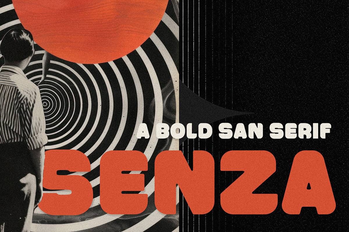 Senza - Modern Bold Sans, a Sans Serif Font by Almeera Std (Photo 1 of 4)