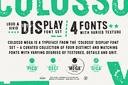 Colosso Mega Display Font, a Sans Serif Font by More Etc. Studios (Thumbnail 10 of 13)