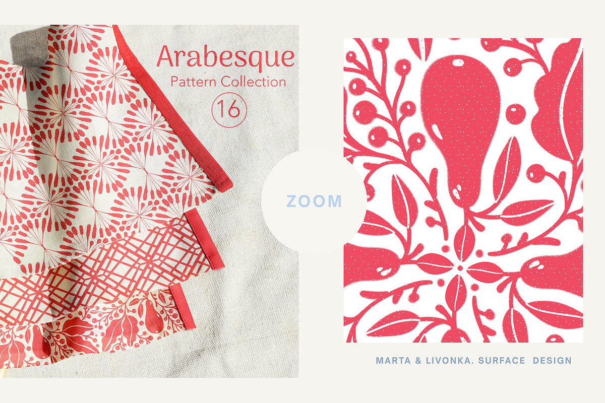 Modern Seamless Patterns Bandle, a Pattern Graphic by Marta & Livonka (Photo 10 of 16)
