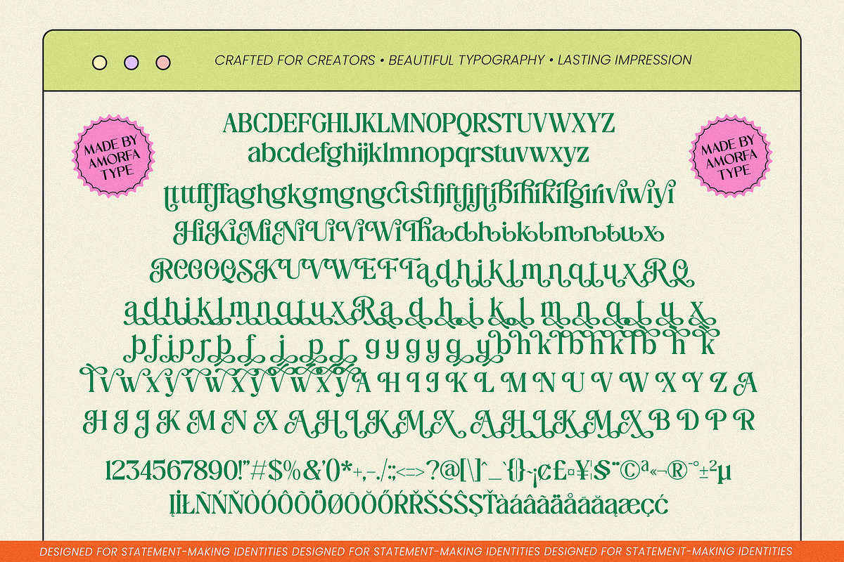 The Daily Midtones Decorative Serif, a Serif Font by AmorfaType (Photo 8 of 8)
