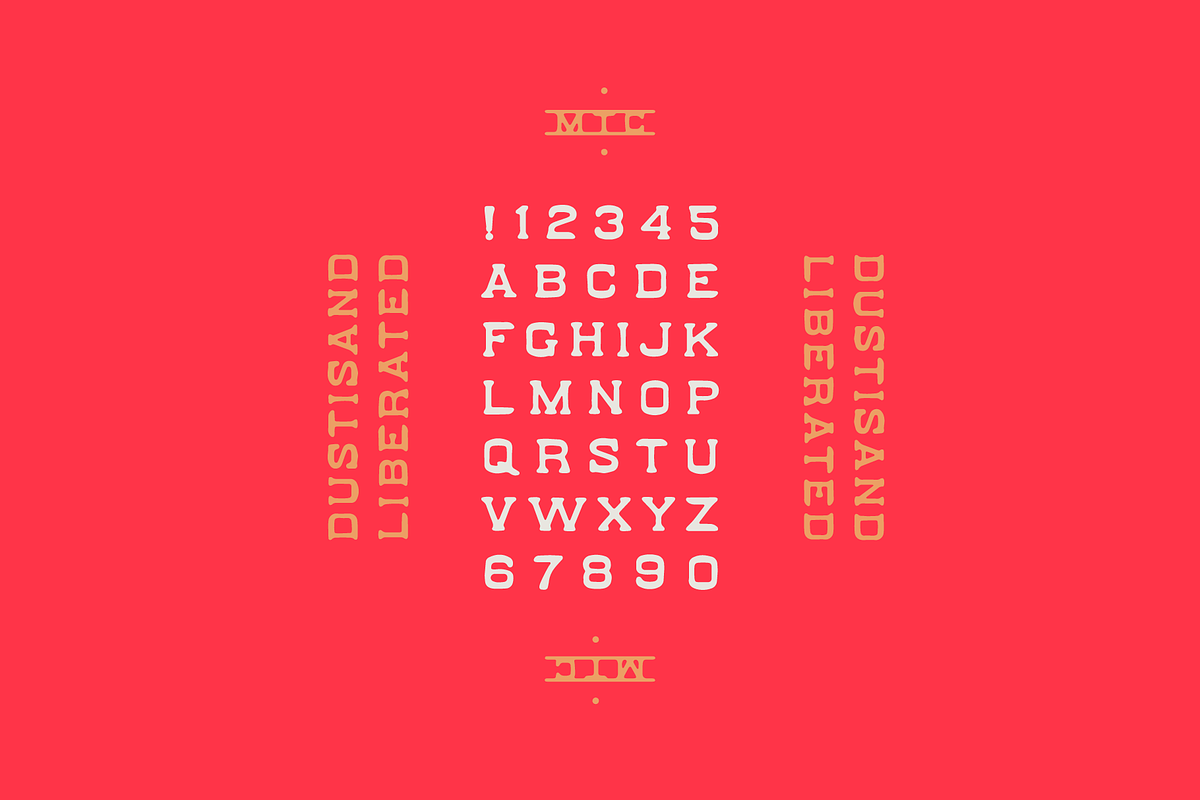 Dustisand Liberated, a Font by Maybe This Color (Photo 2 of 3)