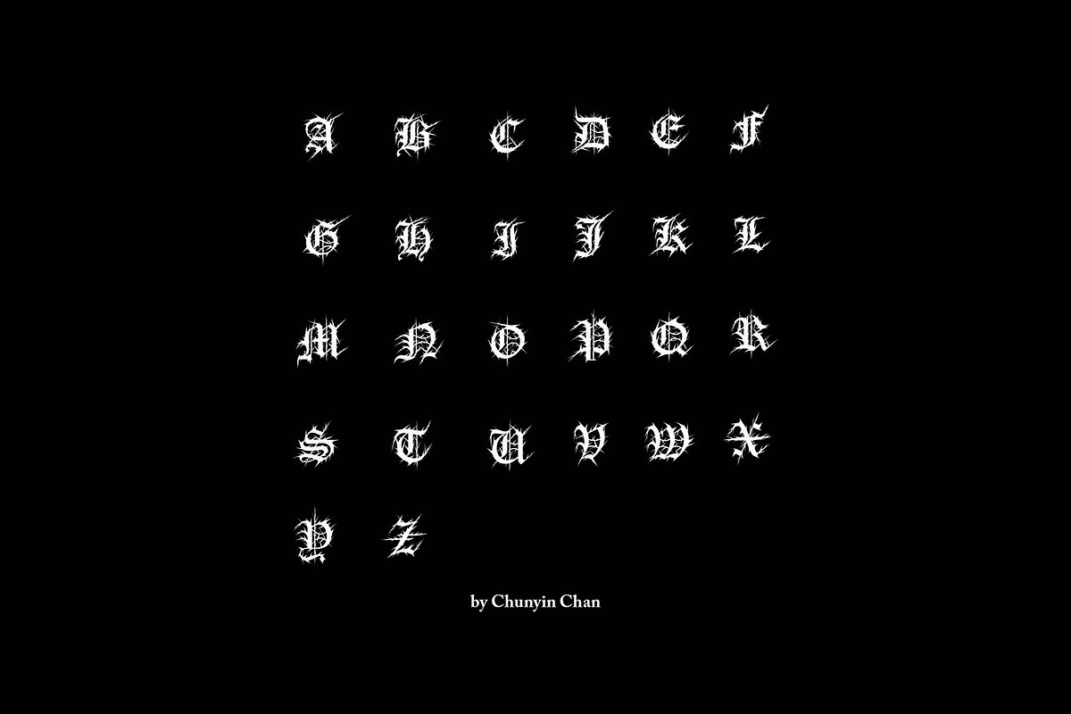 Black & White Thorn, a Blackletter Font by Chun (Photo 4 of 9)