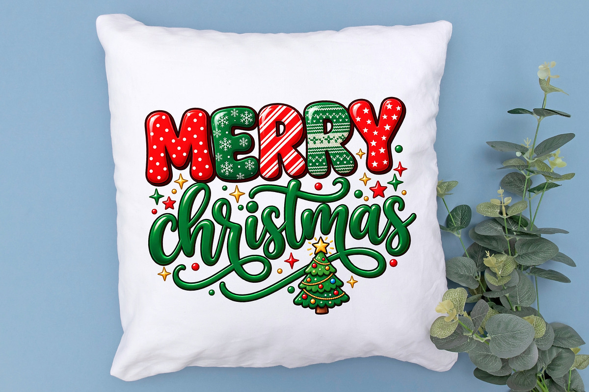 Merry Christmas Tree Clipart PNG, an Object Graphic by Zahyl Studio (Photo 7 of 7)