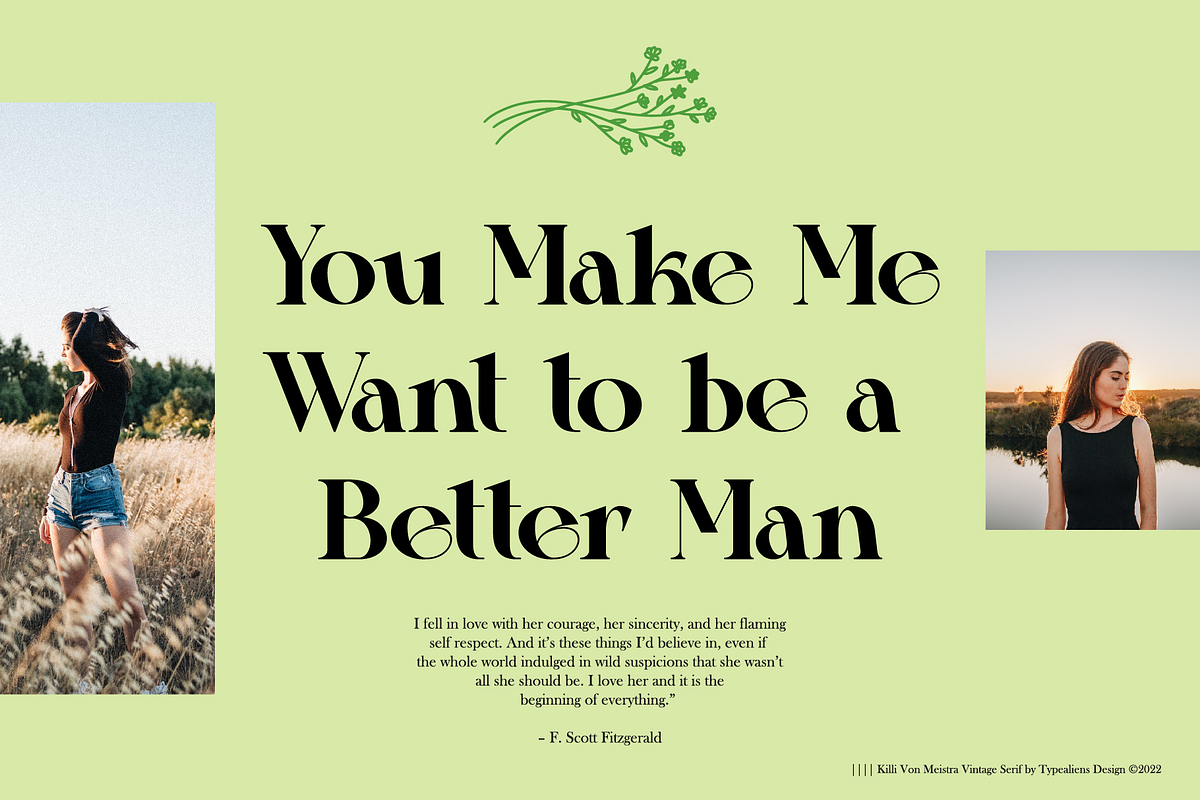 Killi Von Meistra, a Serif Font by ilhamtaro (Photo 5 of 11)