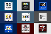 Podcast Social Media Post Bundle, a Social Media Template by Saman Osama (Thumbnail 2 of 12)