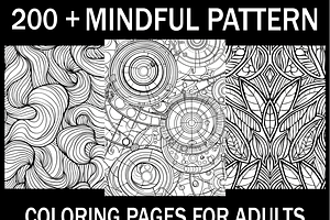 Mindful Pattern Coloring Pages