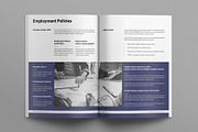 Employee Handbook Template, a Brochure Template by E-Type (Thumbnail 4 of 10)