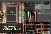 Brewery Frame Mockup, Bar Frame PSD, an Advertising Mockup by Art's and patterns (Thumbnail 2 of 4)