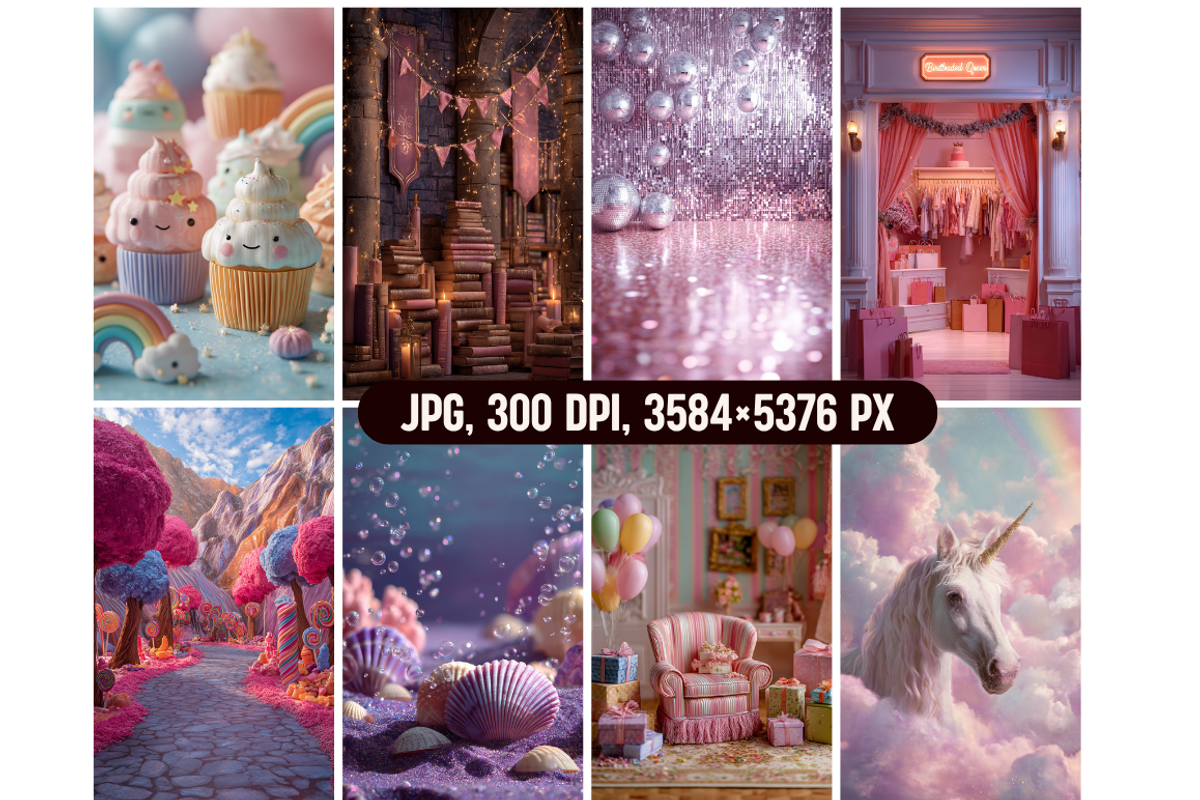 Birthday Girl-themed Photo Backdrops, a Background Graphic by PrintHaven Designs (Photo 10 of 12)