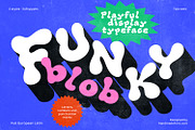 Funky Blob Font, a Sans Serif Font by Handmadefont (Thumbnail 1 of 17)