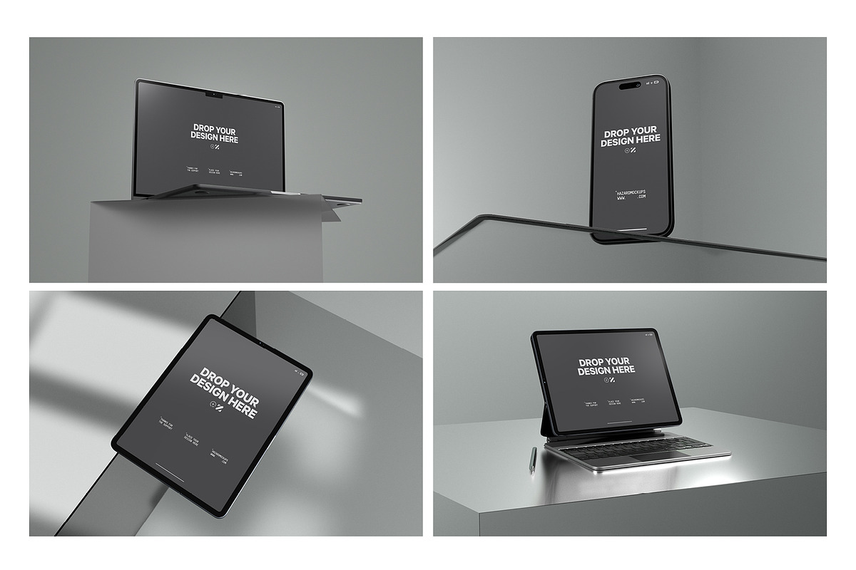 10x All-in Device Mockup Bundle, a Device Mockup by HAZARD MOCKUPS (Photo 8 of 16)