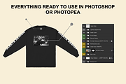 Long Sleeve Mockup Gildan 2400&5400, a Shirt Mockup by Infinity Mockups (Thumbnail 5 of 6)