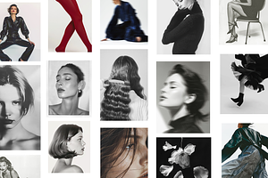 Editorial fashion Stock Image