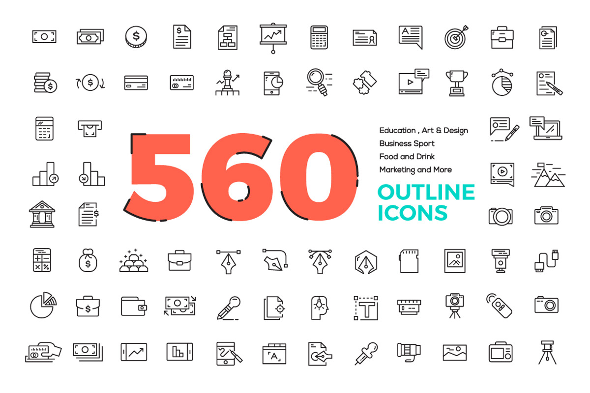 Icons & Graphic Bundle - 90% OFF, an Outline Icon by Illustrato (Photo 3 of 7)