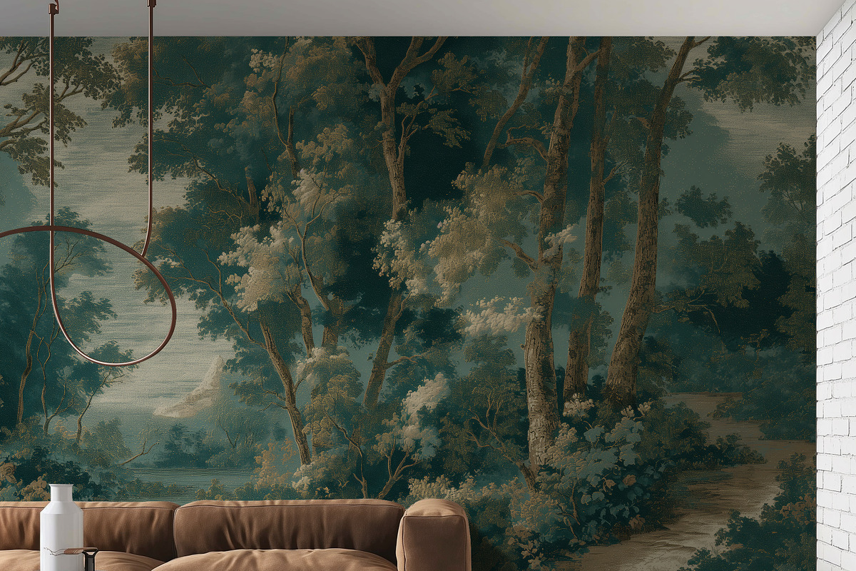 Hand drawn medieval style wallpaper, a Wallpaper Graphic by Muzi pear studio (Photo 6 of 11)