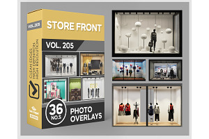 36 Store Front Photo Overlays, a Business Photo by KenScape