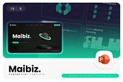 Maibiz – PowerPoint Template, a Presentation Template by Ermedia Studio (Thumbnail 1 of 8)