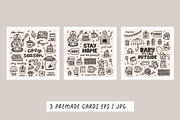 Hygge graphic elements, an Object Illustration by piyacler (Thumbnail 6 of 8)