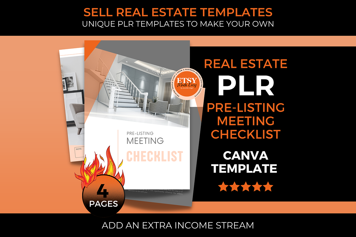 PLR Real Estate Checklist, a Templates & Theme by Jennifer Magri Templates (Photo 1 of 7)