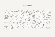 Simple Doodle Arrows Vector Clipart, a Decorative Illustration by Kristina Chistiakova (Thumbnail 2 of 3)