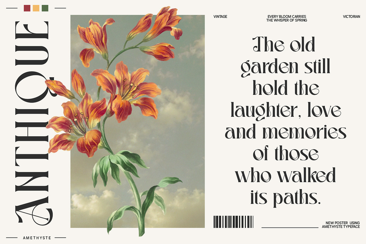 Amethyste Modern Stylish Serif Font, a Serif Font by Heinzel Std (Photo 4 of 15)